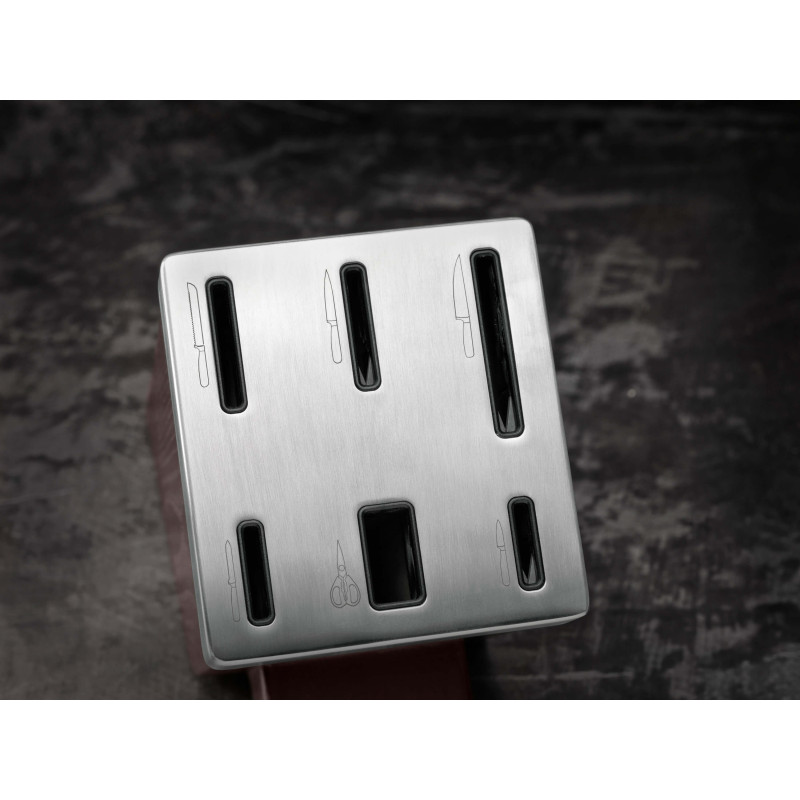 Zwilling - Zestaw 5 noży w bloku samoostrzącym Zwilling Four Star - Brązowy