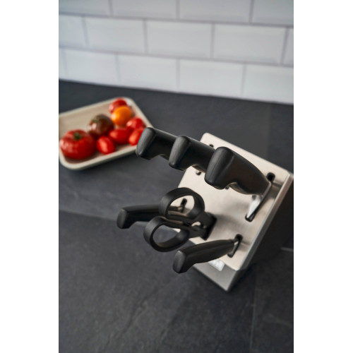 Zwilling - Zestaw 5 noży w bloku samoostrzącym Zwilling Four Star - Szary