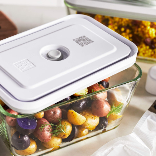 Zwilling - Zestaw 3 szklanych pojemników prostokątnych Zwilling Fresh & Save