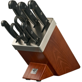 Zwilling - Zestaw 5 noży w bloku samoostrzącym Zwilling Gourmet