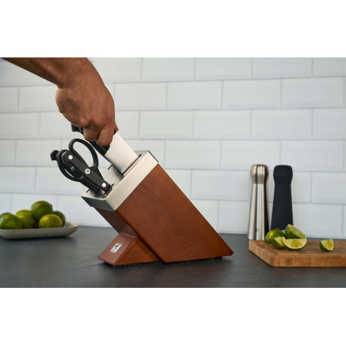 Zwilling - Zestaw 5 noży w bloku samoostrzącym Zwilling Gourmet