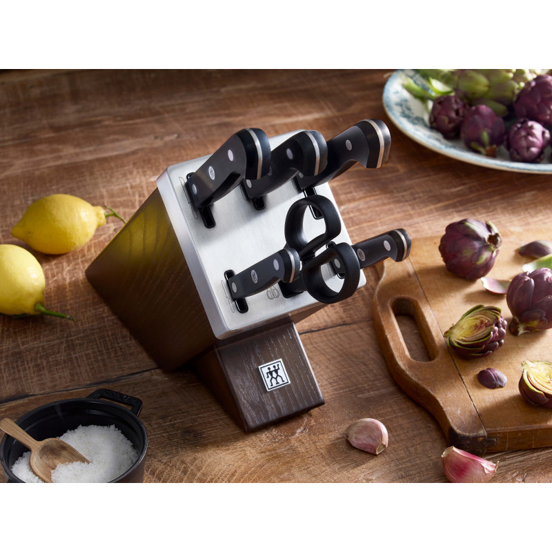 Zwilling - Zestaw 5 noży w bloku samoostrzącym Zwilling Gourmet