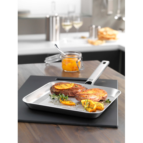 Zwilling - Stalowa patelnia grillowa Zwilling Plus - 24 cm