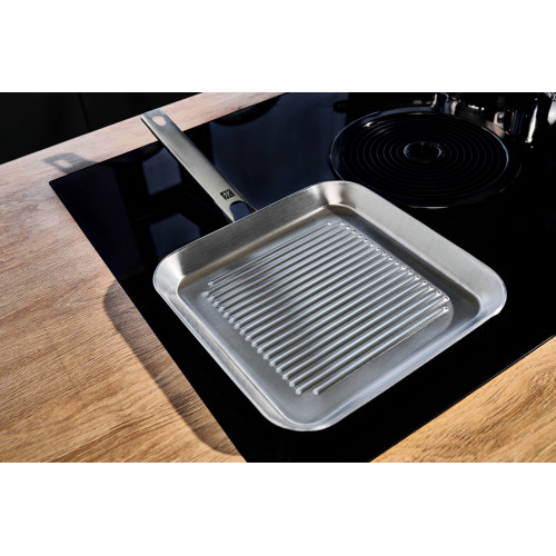 Zwilling - Stalowa patelnia grillowa Zwilling Plus - 24 cm