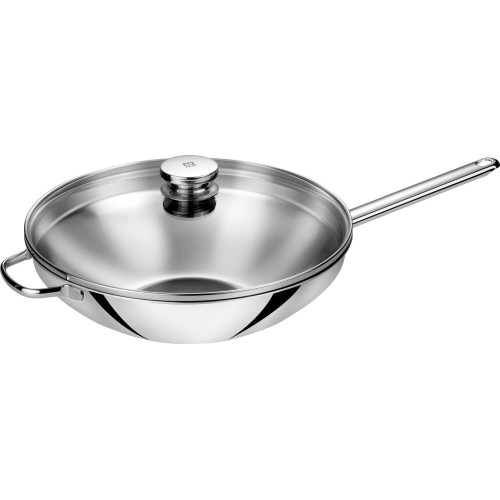 Zwilling - Wok z 2 uchwytami z pokrywką Zwilling Plus - 32 cm