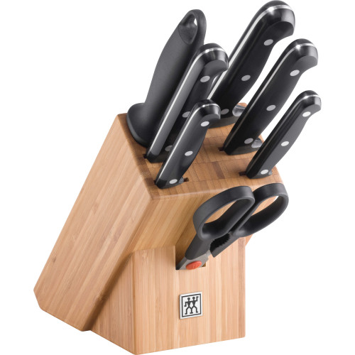 Zwilling - Zestaw 5 noży w drewnianym bloku Zwilling Twin Chef