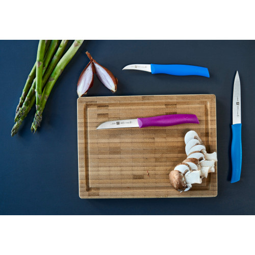 Zwilling - Nóż do obierania warzyw Zwilling Twin Grip - 6 cm, Niebieski