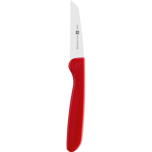 Zwilling - Nóż do obierania warzyw Zwilling Twin Grip - 7 cm, Czerwony