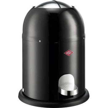 Kosz na śmieci czarny Mini Master Wesco
