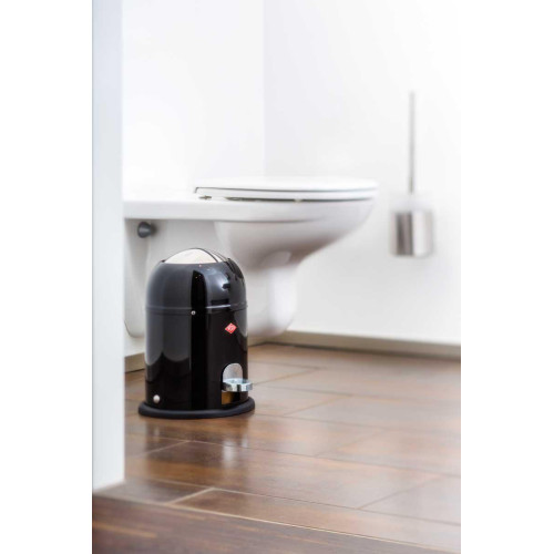 Kosz na śmieci czarny Mini Master Wesco