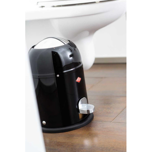 Kosz na śmieci czarny Mini Master Wesco