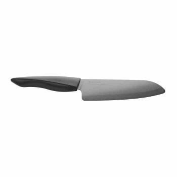 KYO - Nóż Santoku 16 cm Shin Black czarny