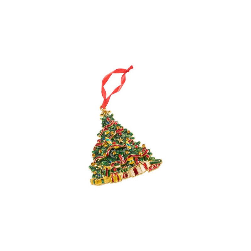Villeroy & Boch - Winter Collage Accessoires - metalowa zawieszka z motywem świątecznym - choinka, 12 cm