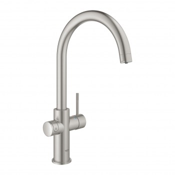 GROHE Blue Home Zestaw startowy z wylewką w kształcie C