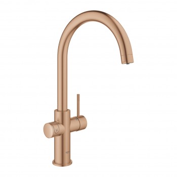 GROHE Blue Home Zestaw startowy z wylewką w kształcie C