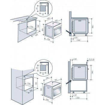 Brandt Piekarnik BOR7586BB