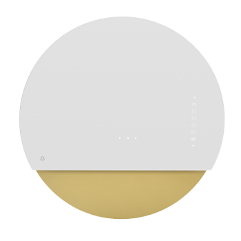 Ciarko Okap przyścienny Eclipse White/Gold 60cm CDP6001BZ