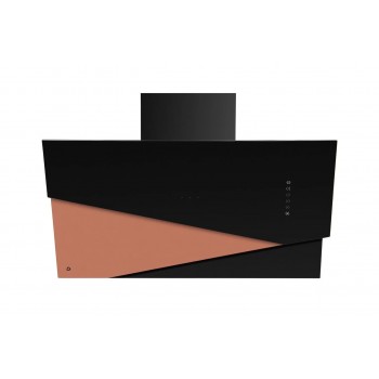 Ciarko Okap przyścienny Trio Black/Gold 90cm CDP9001CZ