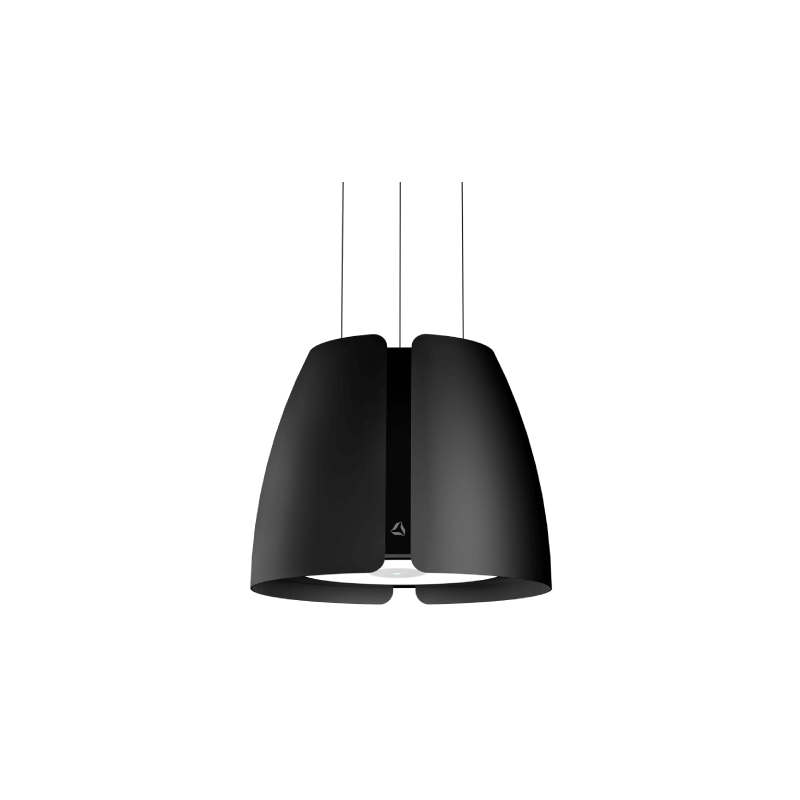 Ciarko Okap wyspowy Miss W Matte Black ⌀ 40 CDW5001CM