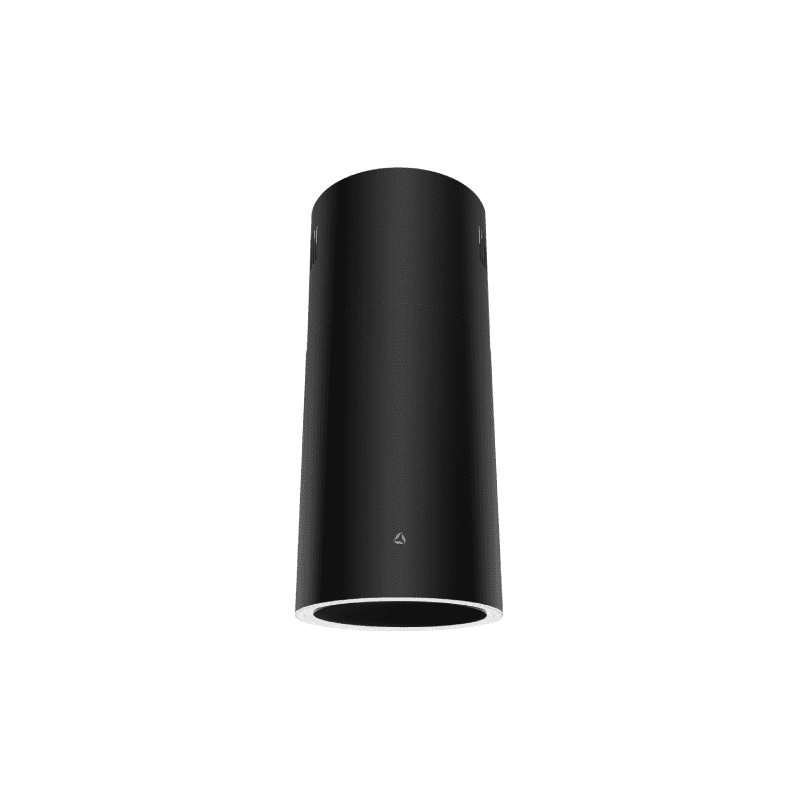 Ciarko Okap wyspowy Tubus W Long Black ⌀ 38 CDW3801BL