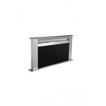 Ciarko Okap wyspowy Moondraft Matte Black/Black Glass 60cm CDB6001CC