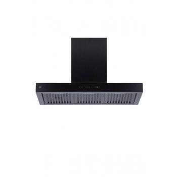 Ciarko Okap przyścienny Minimal 8 Black 90cm CDP908C