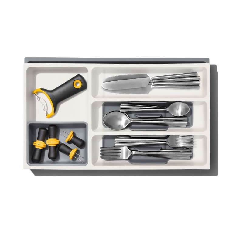 OXO-Organizer regulowany do szuflad szaryGoodGrips