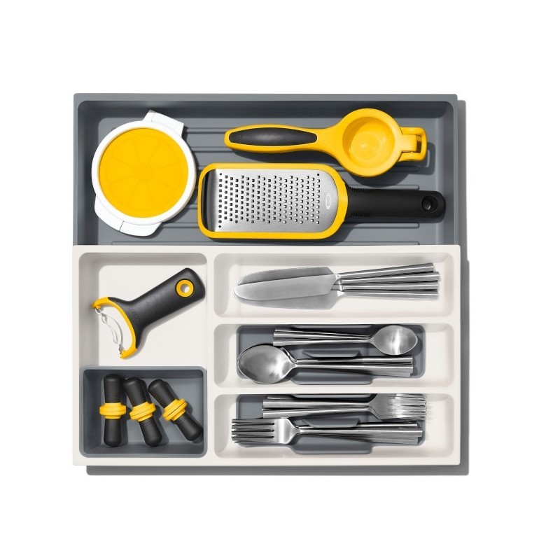 OXO-Organizer regulowany do szuflad szaryGoodGrips