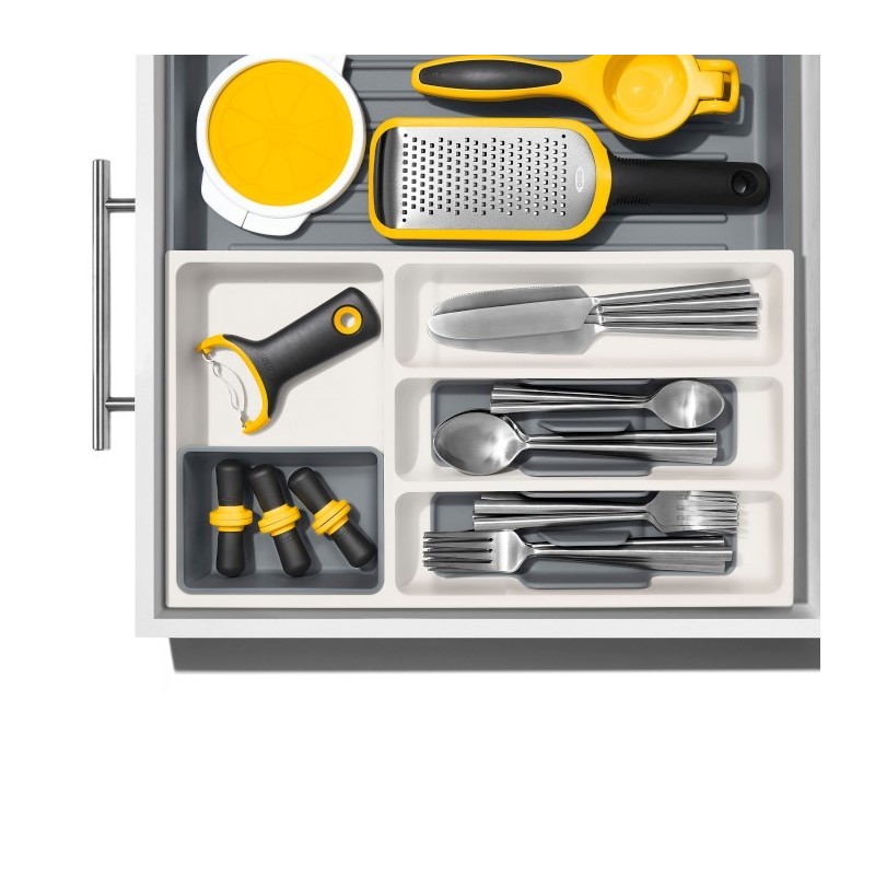 OXO-Organizer regulowany do szuflad szaryGoodGrips