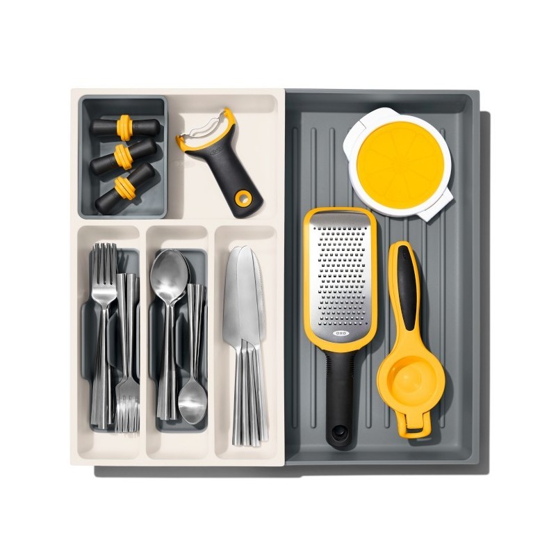 OXO-Organizer regulowany do szuflad szaryGoodGrips