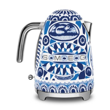 SMEG D&G - Czajnik elektryczny 1,7l. Blu Mediterraneo Dolce & Gabbana KLF03DGBEU