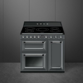 Smeg - Kuchnia wolnostojąca z płytą indukcyjną 90x60 cm z linii Victoria TR93IGR2 + mikser GRATIS