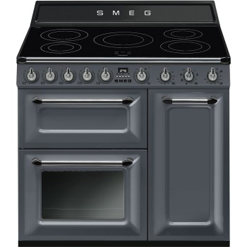 Smeg - Kuchnia wolnostojąca z płytą indukcyjną 90x60 cm z linii Victoria TR93IGR2 + mikser GRATIS