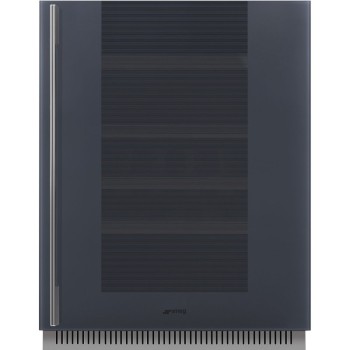 Smeg - Chłodziarka na wino w kolorze Neptune Grey z linii Linea CVI138RG