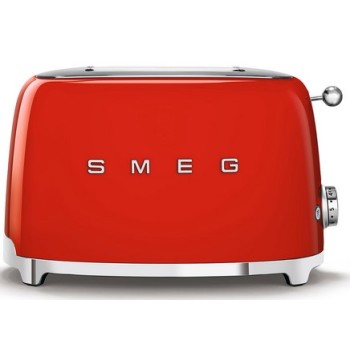 SMEG - Toster na 2 kromki, czerwony TSF01RDEU