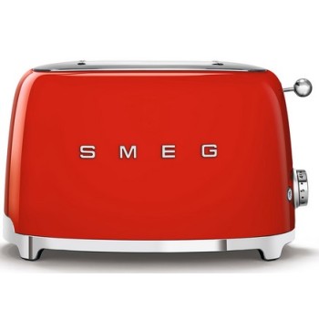 Smeg - Toster na 2 kromki, czerwony TSF01RDEU