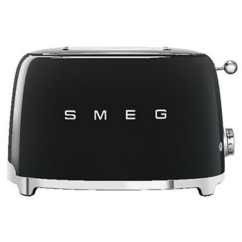 Smeg - Toster na 2 kromki,  czarny TSF01BLEU
