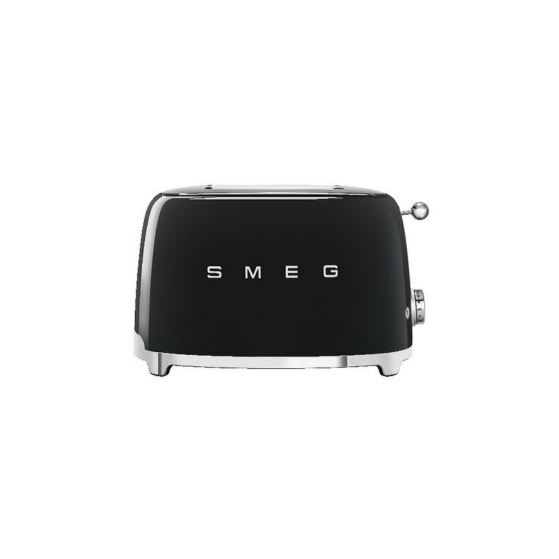 Smeg - Toster na 2 kromki,  czarny TSF01BLEU