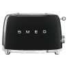 Smeg - Toster na 2 kromki,  czarny TSF01BLEU