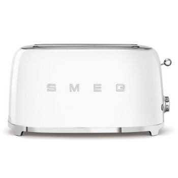 SMEG - Toster na 4 kromki, biały TSF02WHEU