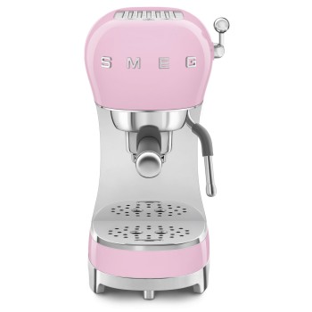 SMEG - kolbowy ekspres do kawy, różowy ECF02PKEU