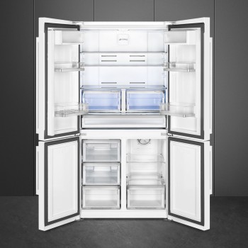 Smeg - Lodówka wolnostojąca biała czterodrzwiowa z linii Universal FQ60BDE