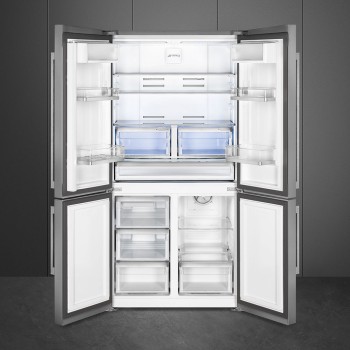Smeg - Lodówka wolnostojąca czterodrzwiowa z linii Universal FQ60XDE