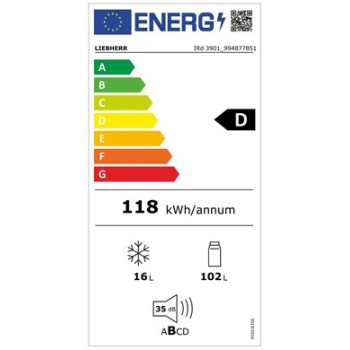 Liebherr - Zintegrowana lodówka z systemem EasyFresh - IRd 3901