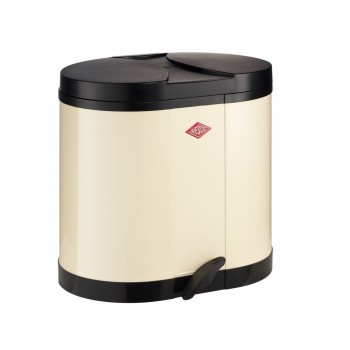 Wesco - BETA Kosz na śmieci  - beżowy 2x15l