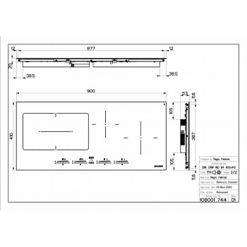 FABER - Płyta indukcyjna - FCH 94 BK KL SLIM