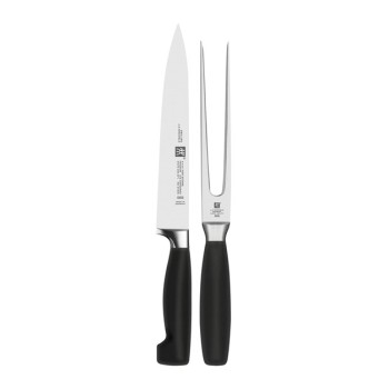 ZWILLING FOUR STAR - Zestaw nóż i widelec do mięs 18cm/20cm