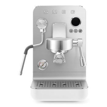 SMEG - Ekspres kolbowy do kawy MiniPro, biały mat EMC02WHMEU