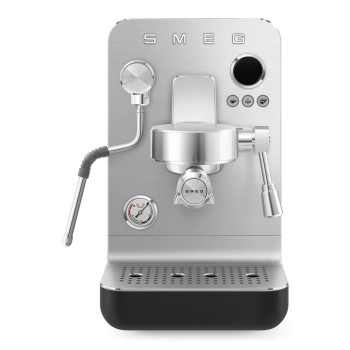 SMEG - Ekspres kolbowy do kawy MiniPro, czarny mat EMC02BLMEU
