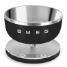 Smeg - Cyfrowa waga kuchenna czarny mat z linii Collezione KSC01BLMWW